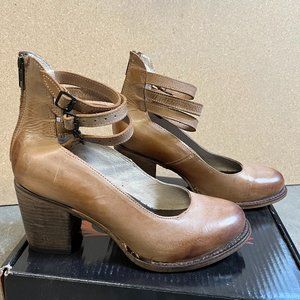 Brown Leather Women's Shoes